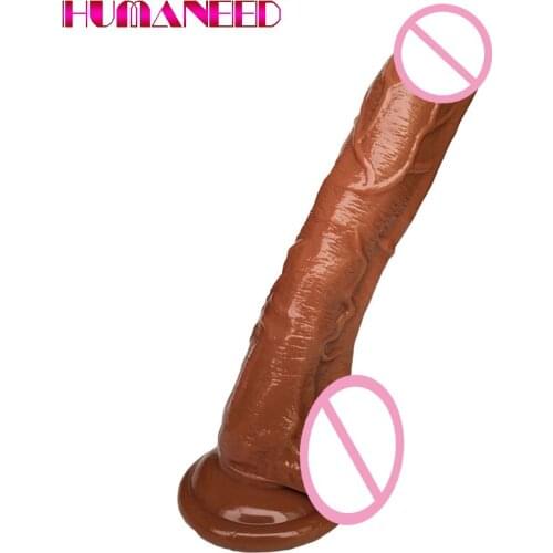 27.5*4.5cm Realistic Dildos with Powerful Suction Cup Women Penis Sex Toy Flexible G-spot Dick for Lesbian Couples Sex Products