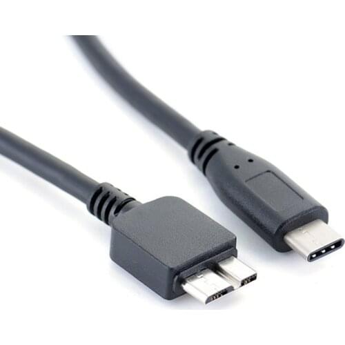 Type C to Micro B Cable USB 3.0 Type C 5Gbps Data Connector Adapter For Hard Drive Smartphone PC Type C Charger Camera Disk Cord