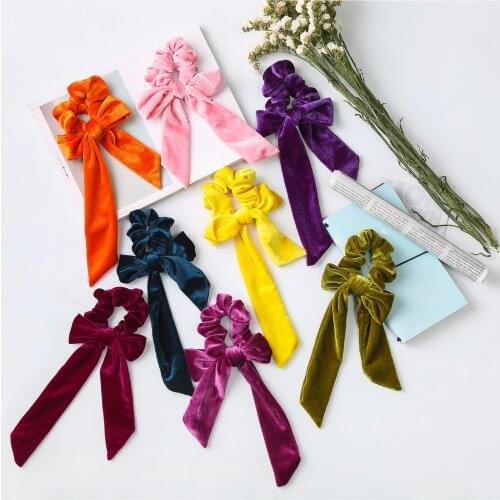 New Hot-selling bow-knot velvet retro ribbon hairpin headdress lovely elegant lady hairdress womenheaddress accessories 18colors