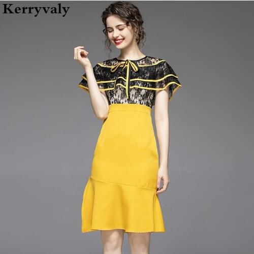 Elegant Goddess Commuter Split Fishtail Summer Dress Vestidos Verano 2021 Mujer Gothic Bandage Dress Roupa Feminina K6950