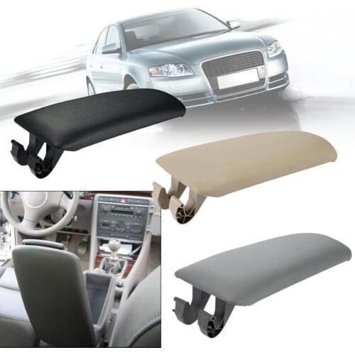 1 pcs Leather Car Armrest Latch Cover for Audi A4 B6 B7 2002-2006 Rest Storage Box Leather Center Console Armrest Cover Lid