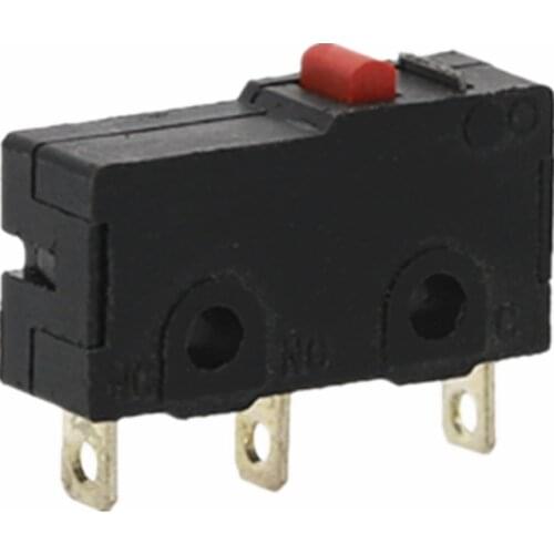 10 Pcs AC 125/250V 0.5A SPDT 3Pins Push Button Actuator Micro Limit Switch