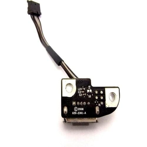 10pcs/lot DC-IN Jack Power Board Flex Cable For Macbook Pro A1278 A1286 A1297 820-2361-A 2008~2009