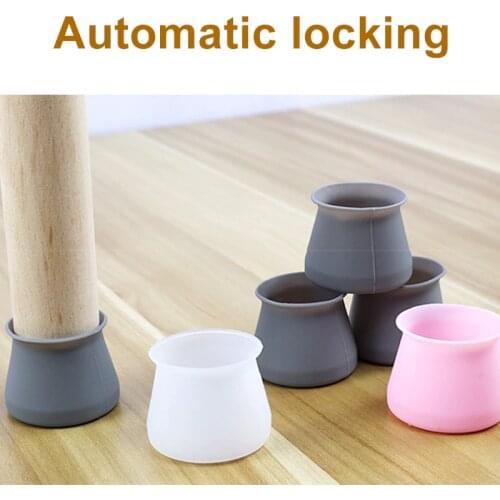 16 Pcs Silicone Furniture Leg Protection Cover Table Feet Pad Floor Protector for Home SDF-SHIP