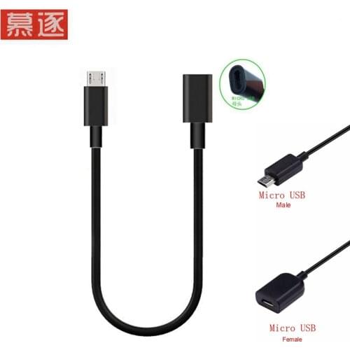 1m Micro USB 2,0 B 5pin Männlichen zu Weiblichen M/F Verlängerung OTG Kabel Unterstützung MHL Lade Daten ladegerät Blei Extender