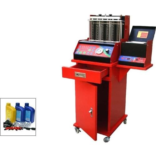 220V 50Hz H-6C Cylinder Auto Fuel Injector Cleaning Detector Fuel Injector Cleaning Machine Ultrasound Cleaning Equipment