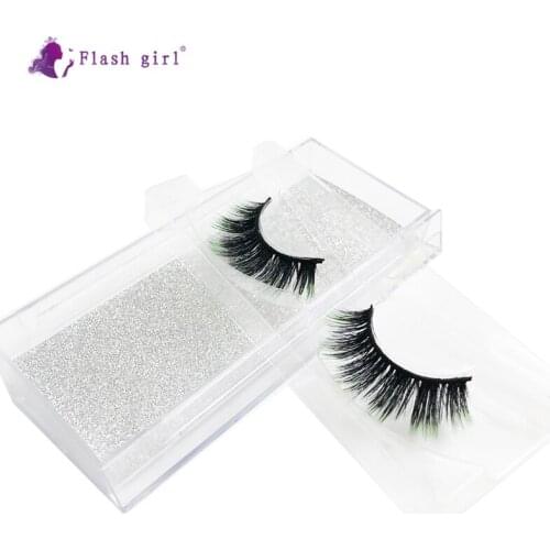 Flash Girl Wispy 3D Long Eyelash Private Label E Seriers Full Strip Eyelashes Makeup 1Pairs Colorful Eyelashes