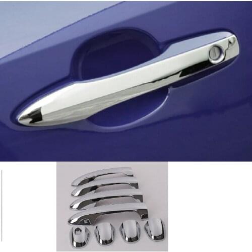 Car Accessories Exterior Decoration ABS Chrome Side Door Handle Cover trim For Toyota Vios 2019 2020 Car-styling
