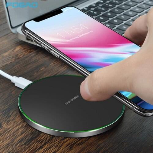 30W Qi Quick Wireless Charger USB Induction Charger for iPhone 8 Plus 12 11 Pro XS Max XR for Samsung Galaxy S21 S20 S10 Note 20