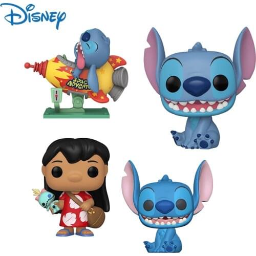 New Disney Genuine Lilo & Stitch Cute Anime Figures Stitch Action Figure Collection Model Dolls Ornaments Toys for Kids Gifts