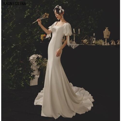 KAUNISSINA Mermaid Silhouette Wedding Dresses