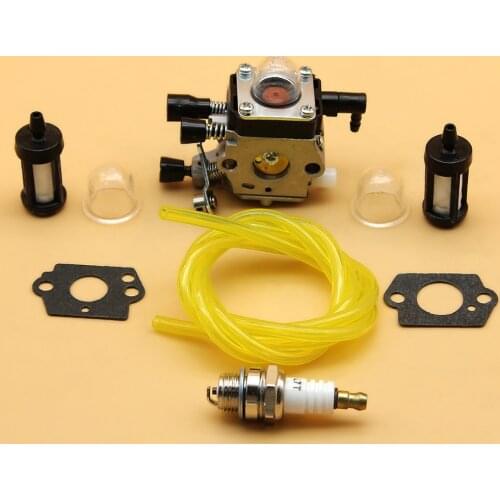 Carburetor Carb Fuel Hose Filter Primer Bulb Kit For STIHL FS38 FS46 FS55 FS80 FS85 FS74 FS75 FS76 Trimmer Brush Cutter Zama
