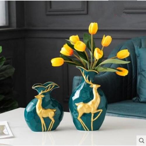 Creative animal head vase, wall decoration, deer head, elephant head, zebra head