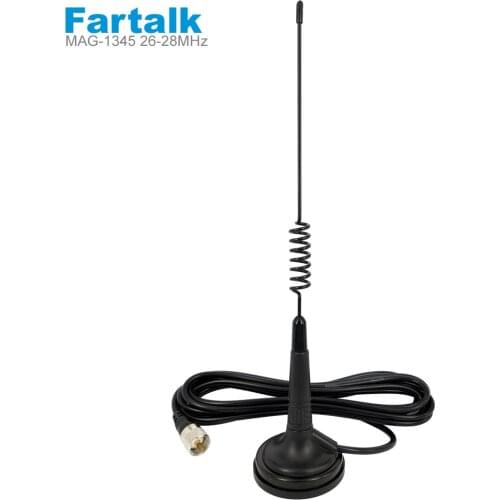 CB Magnetic Antenna Mag-1345 Shortwave 26MHz to 28MHz for Car Radio ANYTONE AT-6666 AT-5555N ANYSECU CB-27 Citizen Band Radio
