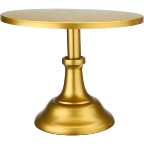 Metal Iron Cake Stand Round Pedestal Dessert Holder Cupcake Display Rack Bakeware for Birthday Wedding Party