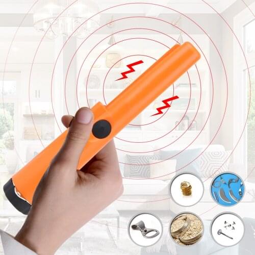 Metal Detector Pinpointer 360° Scanning Treasure Finder Vibrate with High Sensitivity Pin Pointer Waterproof Pinpointing Probe