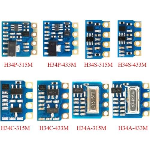 433Mhz 315mhz RF Transmitter Module Transmission Module Wireless Remote Control Long Distance Transmission H34P H34S H34C H34A