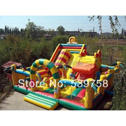 Guangdong manufacturers selling inflatable trampoline, inflatable slides, inflatable castle,Large castle