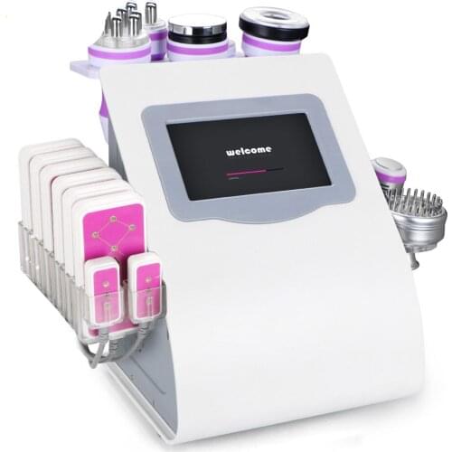 New Arrival Vacuum 40K ultrasonic cavitation machine 5mw led laser body shaping