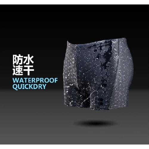New seoul shark swimming trunks new men waterproof quick-drying shorts hot sharkskin game swimwear beach swimsuit