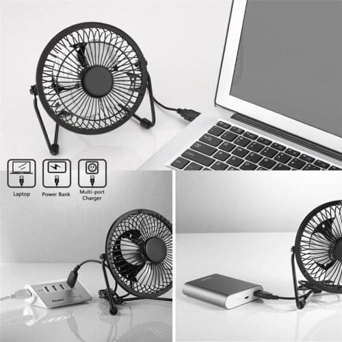 Solar Powered Panel Iron Fan For Home Office Outdoor Traveling Fishing Camping 5W 6V 6 Inch Cooling Ventilation Fan USB