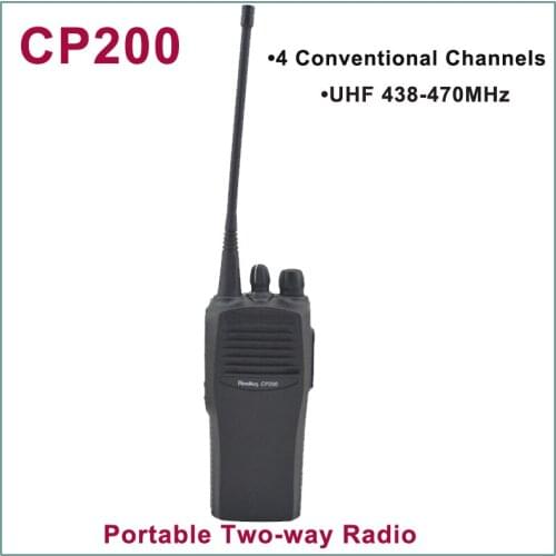 Brand New CP200 UHF 438-470MHz 4 Conventional Channels Portable Two-Way Radio(for motorola)