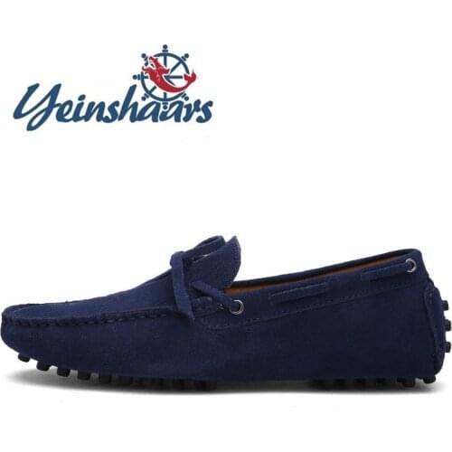 Plus Size 38-49 Men Casual Shoes Fashion Brand Mens Shoes Genuine Leather Suede Shoes Men Loafers Moccasins Male Driving Flats