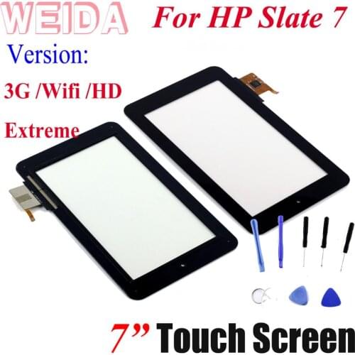 WEIDA For 7 inch Touch Screen Digitizer Panel for HP Slate 7 2800 2801 4601 3G/WIFI/Slate7 HD/SLATE 7 Extreme Free Tools