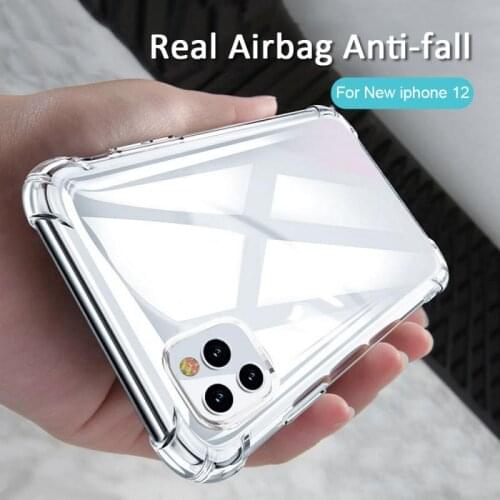 Ultra Thin Clear Phone Case For IPhone 12 Pro MAX Pro Case Silicone Soft Back Cover For IPhone 12 Pro MAX Pro