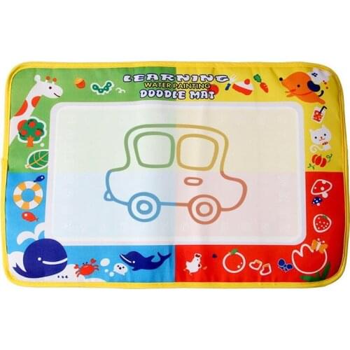 46x30cm 4 color Water Drawing Toys Mat Aquadoodle Mat&1 Magic Pen/Water Drawing board/baby play mat
