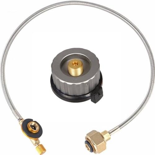 Outdoor Camping Gas Stove Propane Refill Adapter Tank Coupler Adaptor Bottle Adapter Gas Charging Accessories