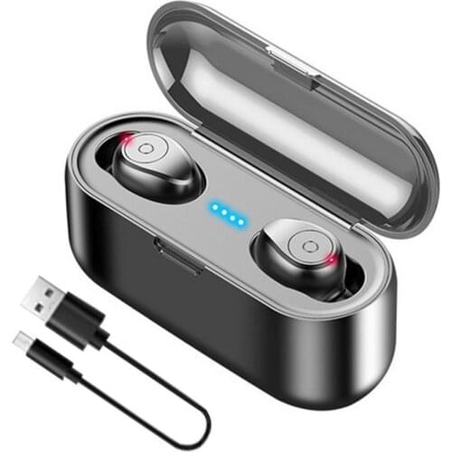 Bluelans TWS Wireless Earbuds Waterproof Binaural Stereo Bluetooth-compatible 5.0 TWS In-ear Music Earphones Sports Earphone