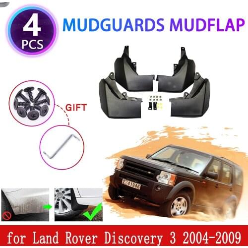 For Land Rover Discovery 3 2004 2005 2006 2007 2008 2009 Mudguard Mudflap Fender Mud Flaps Splash Guard Protect Car Accessories