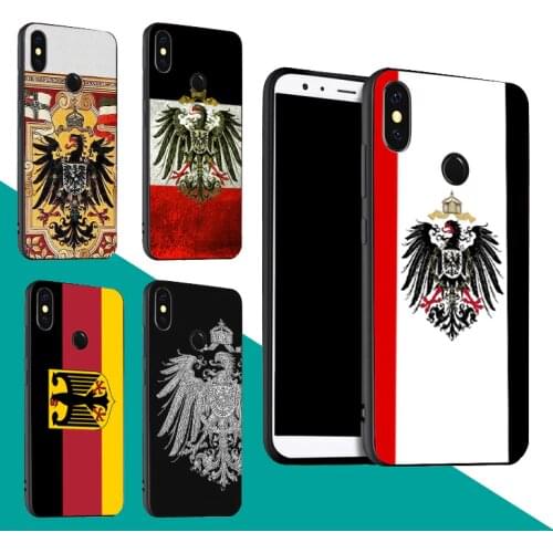 German Empire Flag Case For Xiaomi Redmi Note 9 7 8 Pro 9S 8T 9A 9C Mi Note 10 Lite A3 For POCO X3 F2 Pro