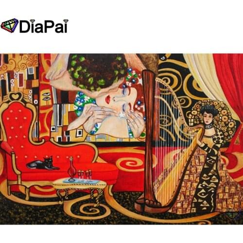 DIAPAI Full Drill Diamond Painting "Couple characters" DIY Picture Of Rhinestone 5D Diamond Embroidery Cross Stitch Decor A22846