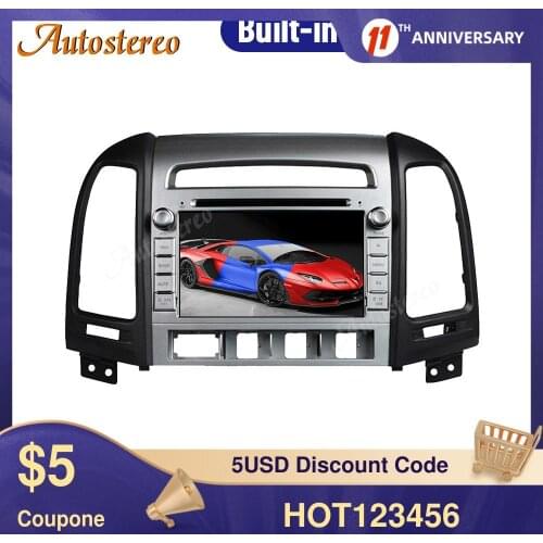 For Hyundai Santa Fe 2006-2011 Auto DVD Player DSP Android 10.0 GPS Navigation Auto Radio stereo Kopf Einheit Multimedia Player