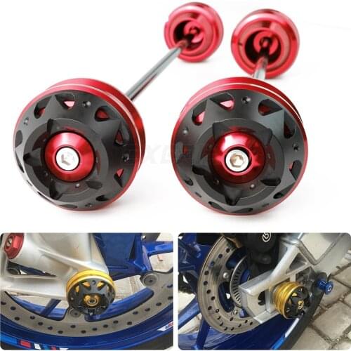 For Kawasaki Z900 2017 Z 900 2020 Motorcycle Front Rear Axle Fork Wheel Protector Crash Sliders Cap Pad CNC Aluminum