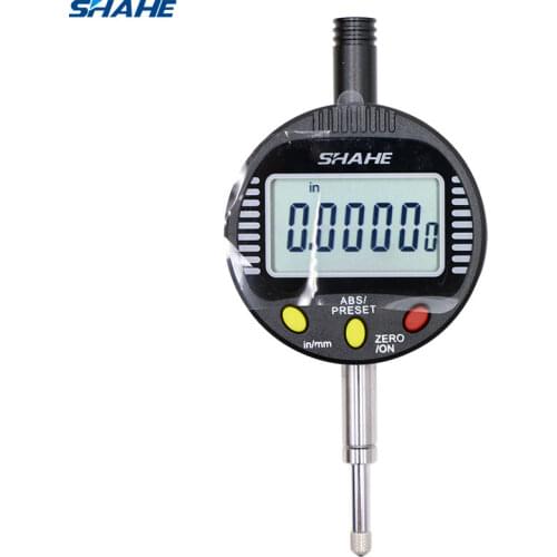 Shahe Electronic Digital Micron Indicator 0.001 mm 0-10 mm digital dial gauge 0.001 mm measuring instruments indicator