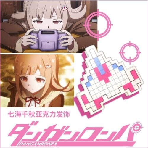 Game Danganronpa Nanami ChiaKi Aircraft headgear Hair Clip Cosplay Props Enoshima Junko kawaii cosplay accessorie