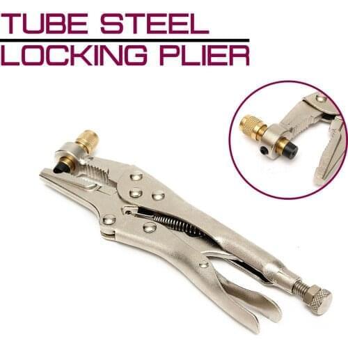 Air Conditioner Refrigerant Recovery Refrigeration Tube Steel Locking Plier Hand Tool