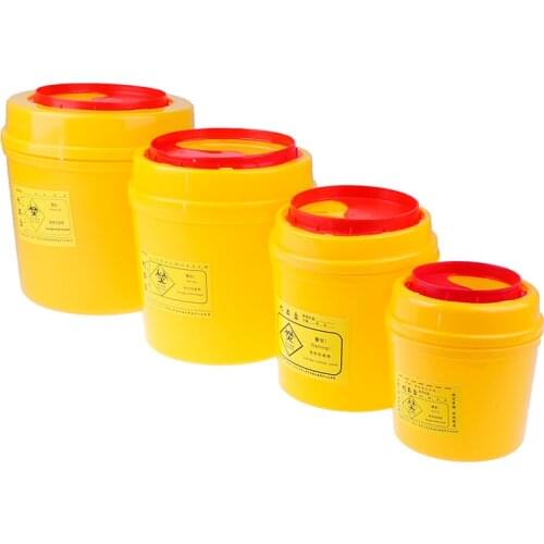 Needles Disposal Collect Box Sharps Container Tattoo Artist Waste Barrel Trash Can Medical Needles Bin Biohazard Tattoo Piercing