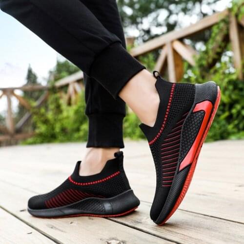 2021 Summer Men Fashion Running Sports Mesh Sneakers Casual Shoes Lightweight Vulcanize Shoes Walking Jooging Zapatillas Hombre