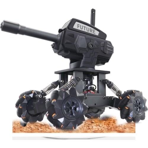 2.4GHz 4WD 360°DIY Toy Car Water-bombing RC Mecha Stunt Car for Boys Remote Control Toy Model Car with Infrared Sensor