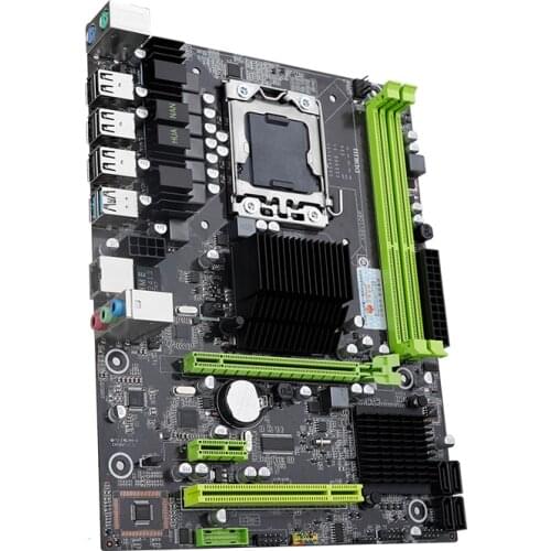 HUANANZHI X58 Pro LGA1366 Motherboard with CPU Intel Xeon E5540 2.53GHz Big Brand Memory 16G(2*8G) REG ECC 2 Years Warranty