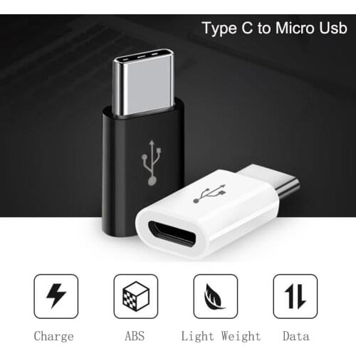 Micro USB Female To USB-C Type-C Male Adapter USB 3.1 Data Charging Adapter Mobile Phone Accessories for Huawei Xiaomi Samsung