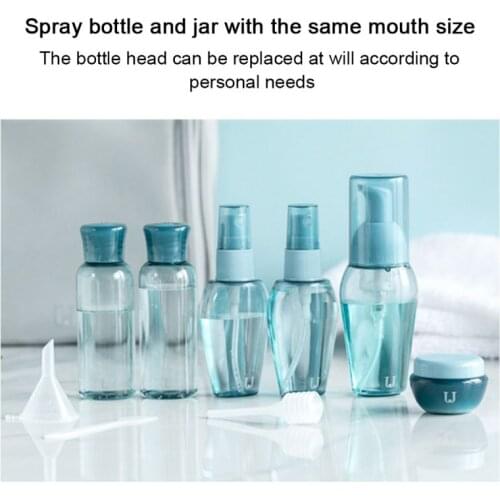 6 Pack Travel Bottles Set - Leakproof Silicone Refillable Travel Containers Squeezable Travel Tube Sets Perfect For Business Tr