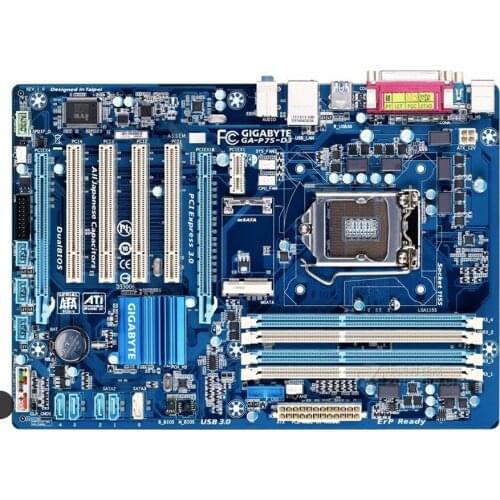 Desktop Motherboard Gigabyt GA-P75-D3 original motherboard LGA 1155 DDR3 USB2.0 USB3.0 SATA3 P75-D3 32GB B75