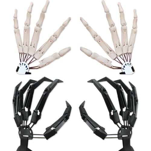 Halloween Ghost Claw Props Knuckle Ball for Halloween Claw Gloves Costume Party Wearable Articulated Fingers