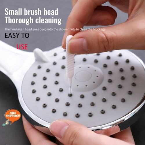 10pcs/set Shower Head Cleaning Brush Washing Anti-clogging Small Brush Pore Gap Cleaning Brush For Kitchen Toilet Phone Hole