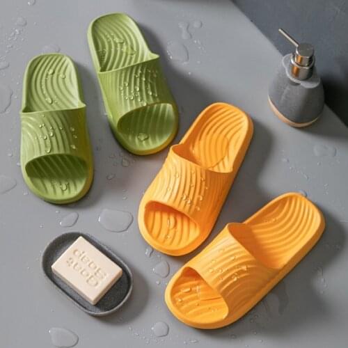 Slippers Female Summer Household Couple Indoor Non-slip Soft Bottom Home Home Deodorant Mute Bath Bathroom Sandals and Slippers
